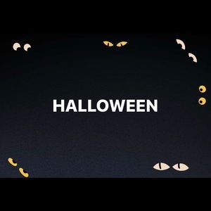 Halloween costumes and decor
